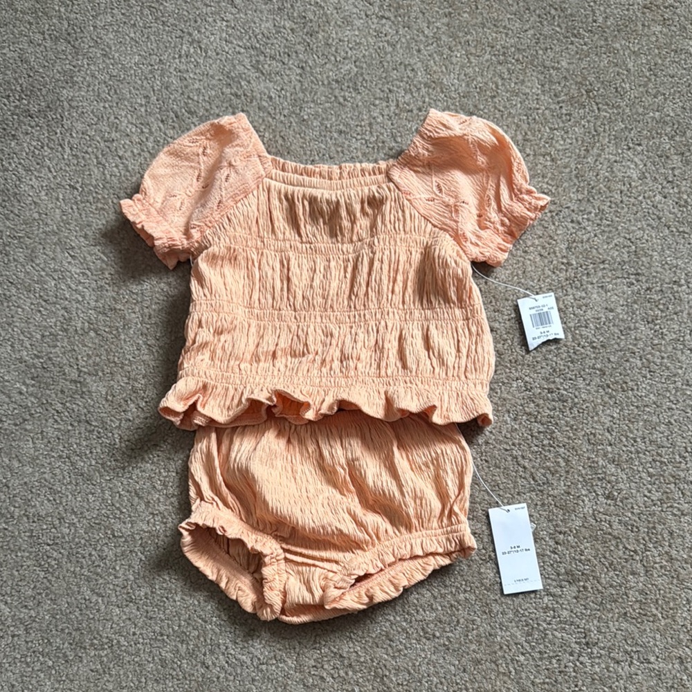 Old Navy Light Peach Baby Garment